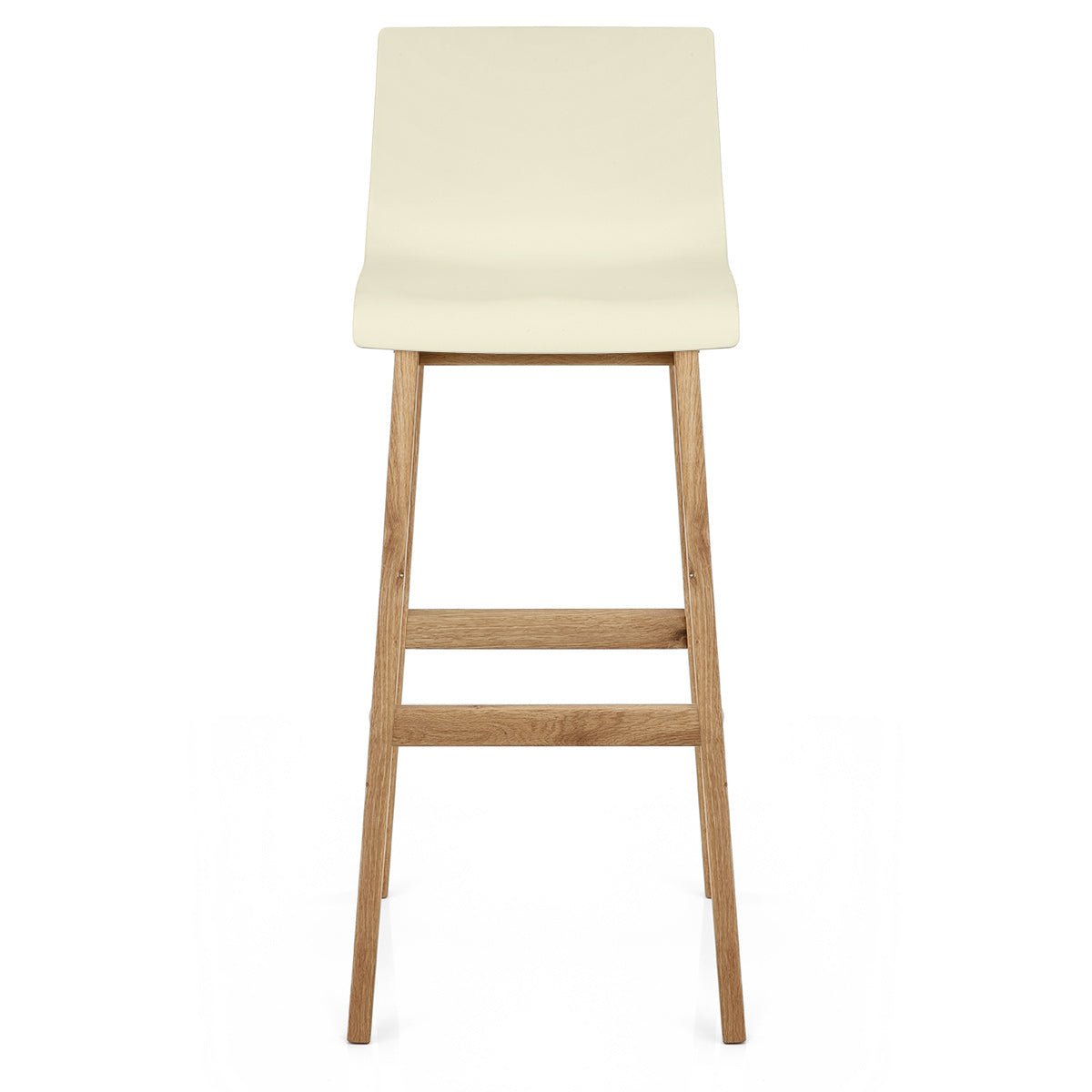High Drift Oak & Cream Bar Stool
