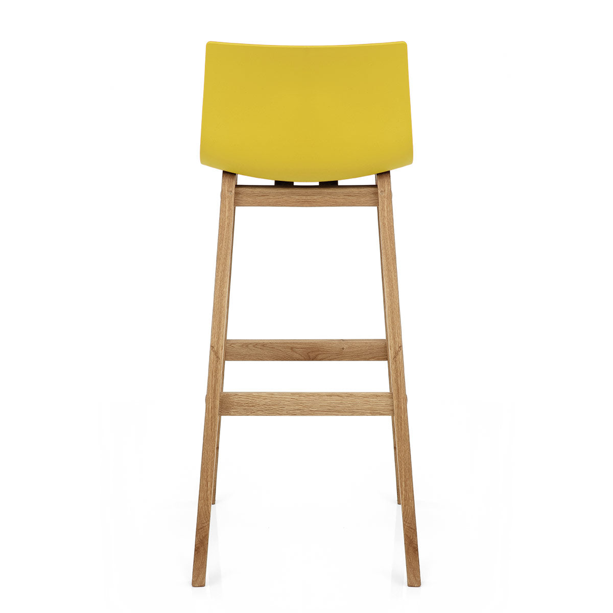High Drift Oak & Yellow Bar Stool