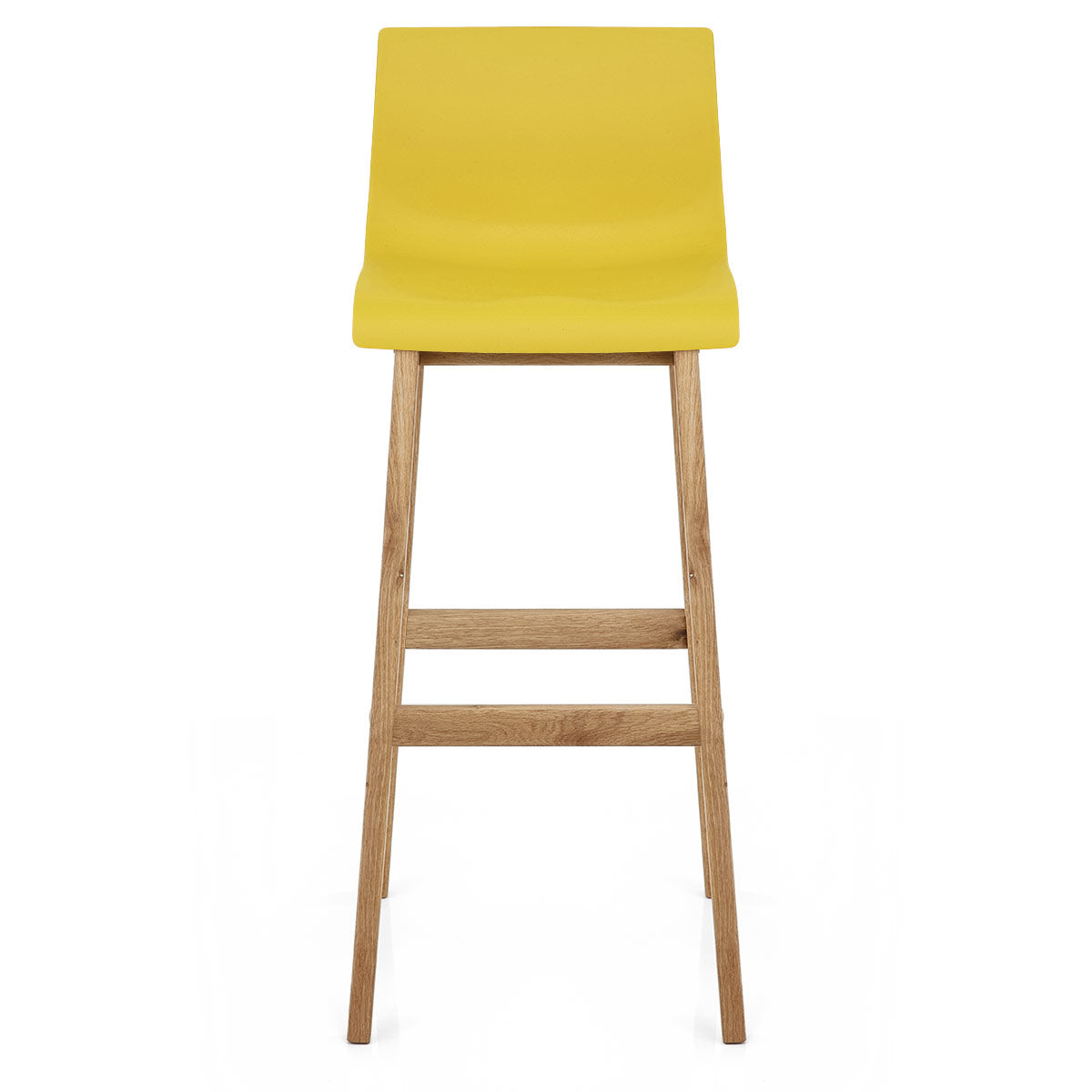 High Drift Oak & Yellow Bar Stool