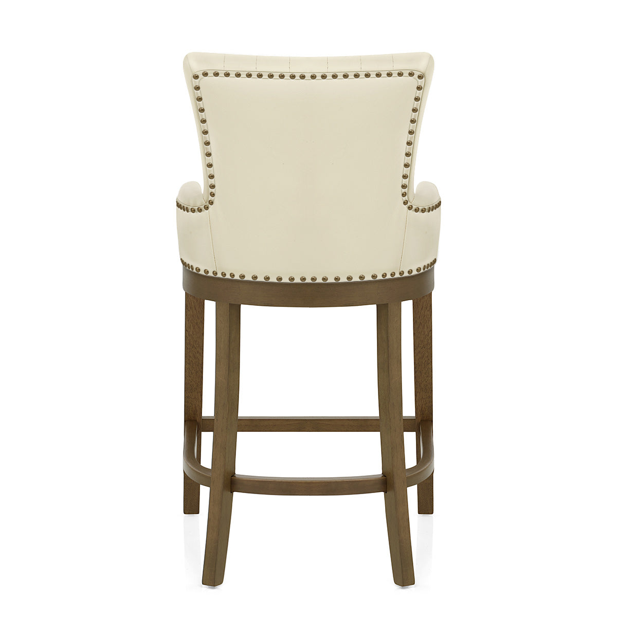 Chiltern Oak Bar Stool Cream Leather