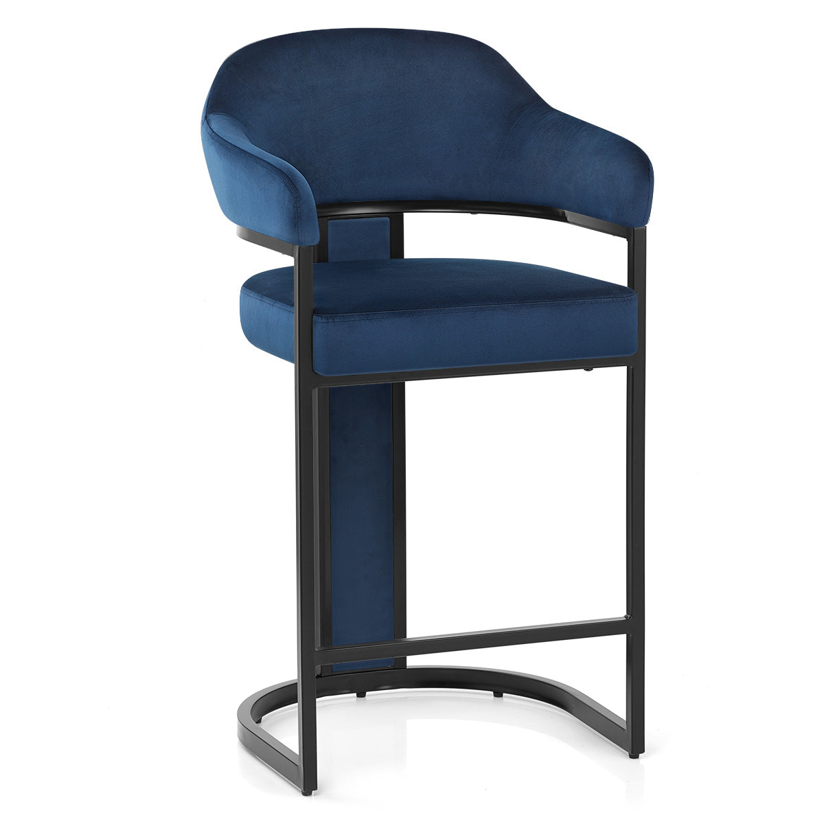 Niagara Bar Stool Blue Velvet