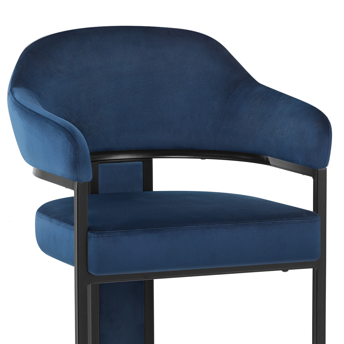 Niagara Bar Stool Blue Velvet