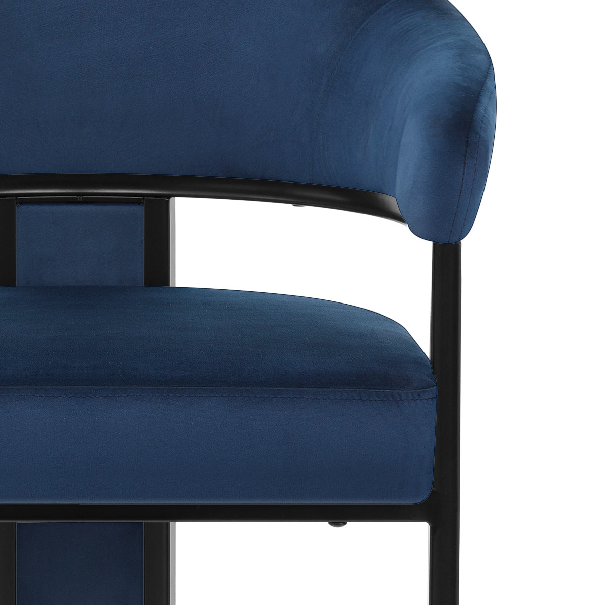 Niagara Bar Stool Blue Velvet