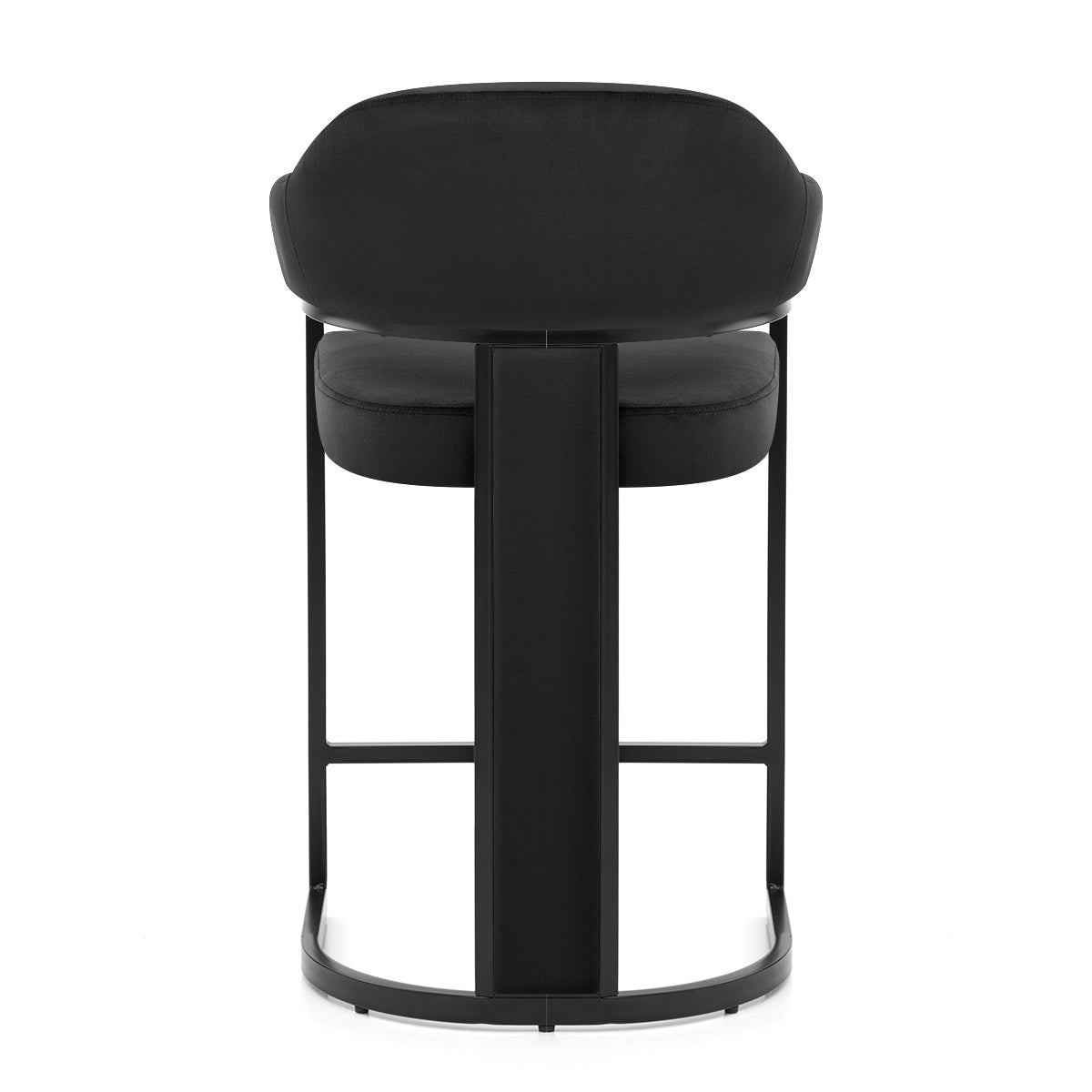 Tabouret de Bar Velours - Niagara Noir