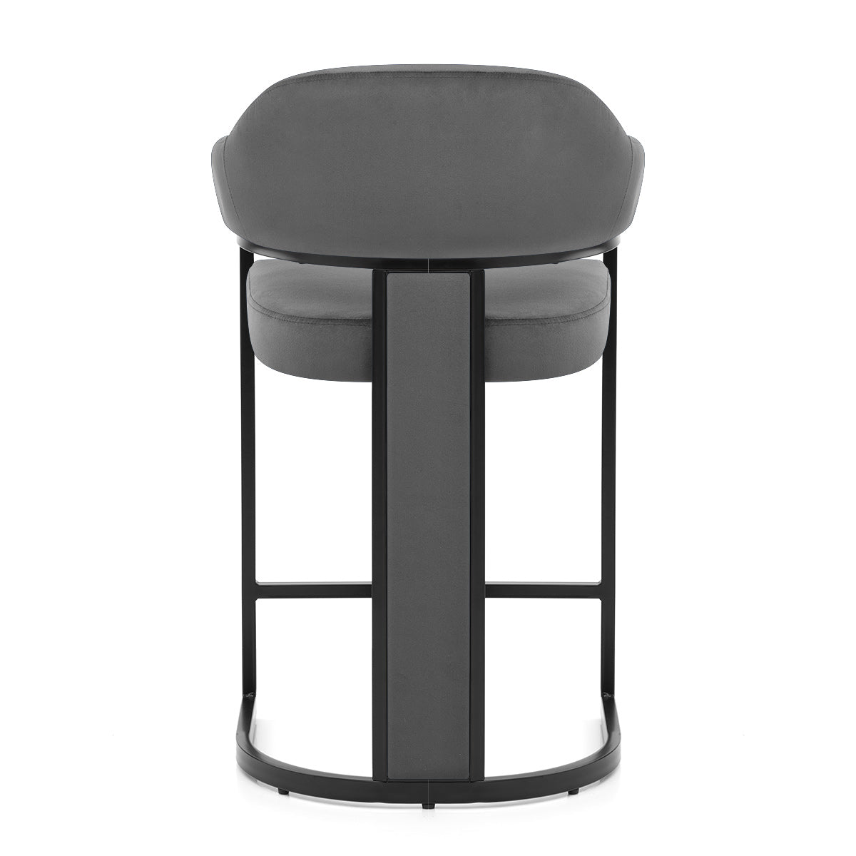 Niagara Bar Stool Grey Velvet