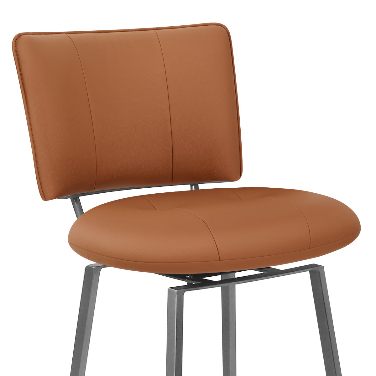 Finello Bar Stool Tan Eco Leather