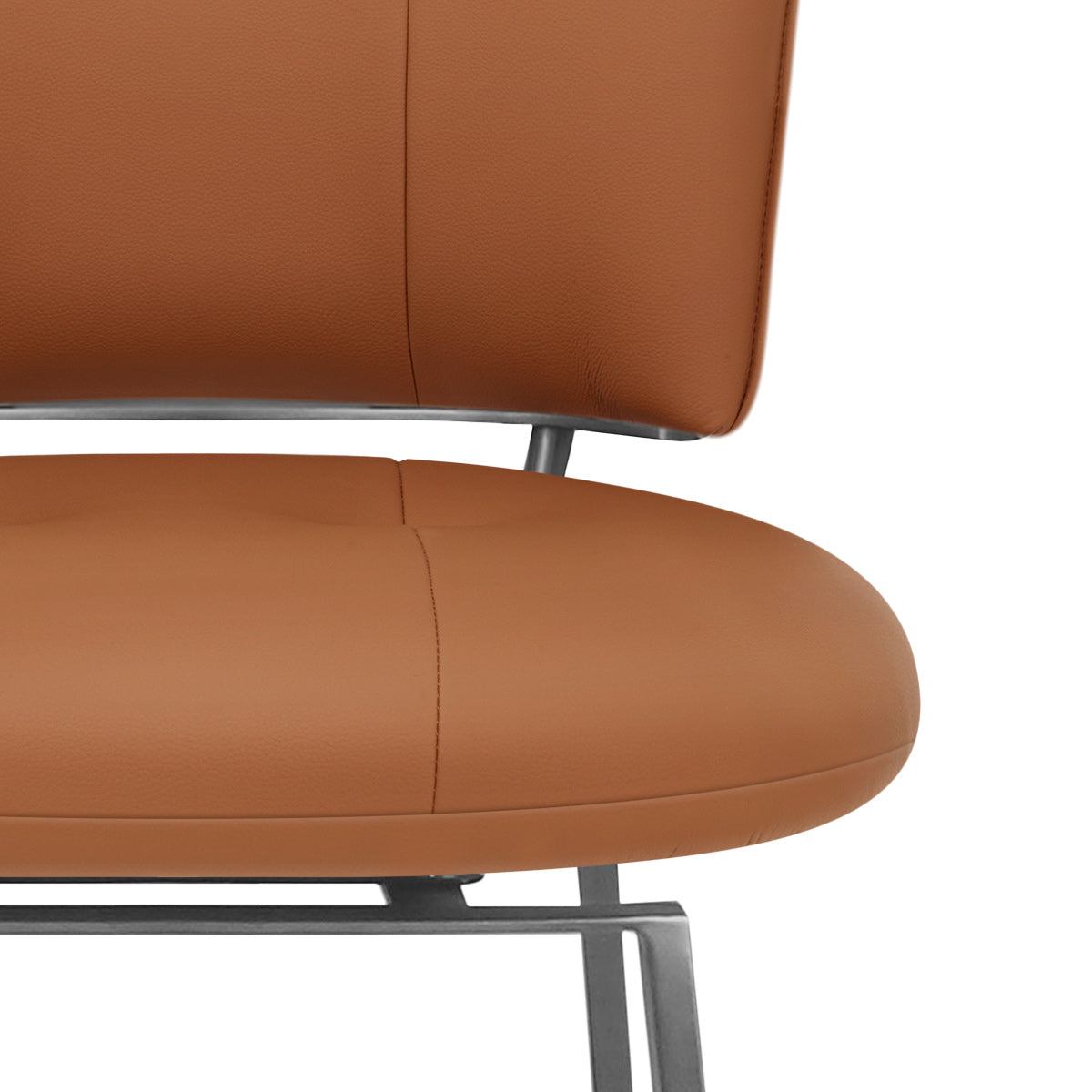 Finello Bar Stool Tan Eco Leather