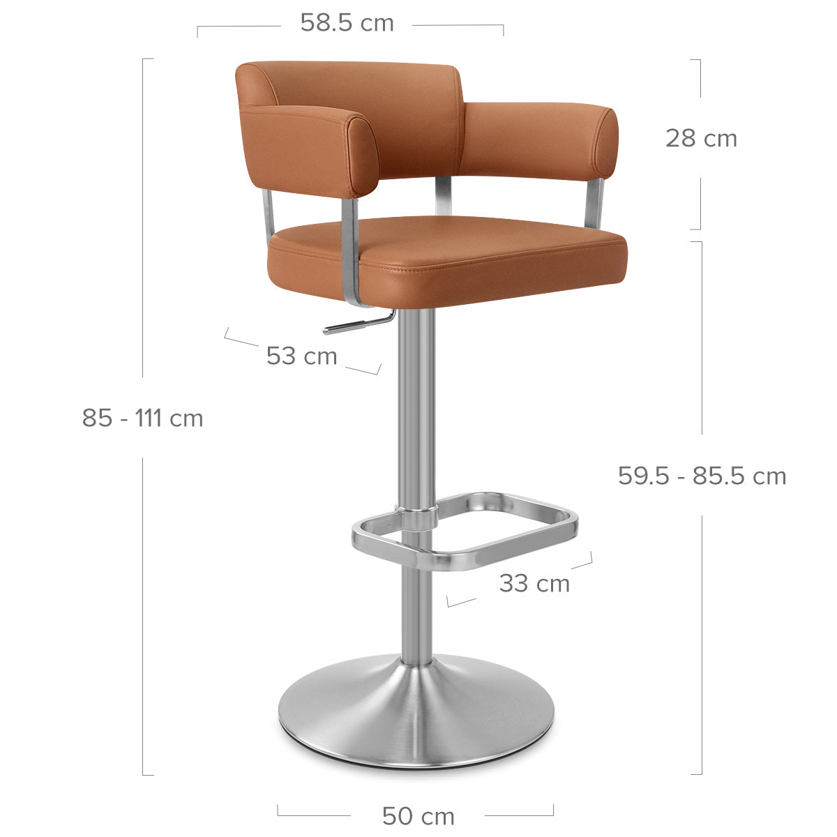 Sierra Bar Stool Tan