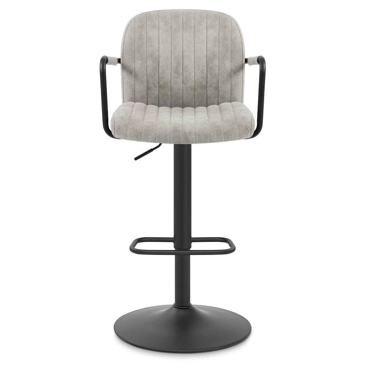 Tabouret de Bar Simili Daim - Daytona Gris Antique