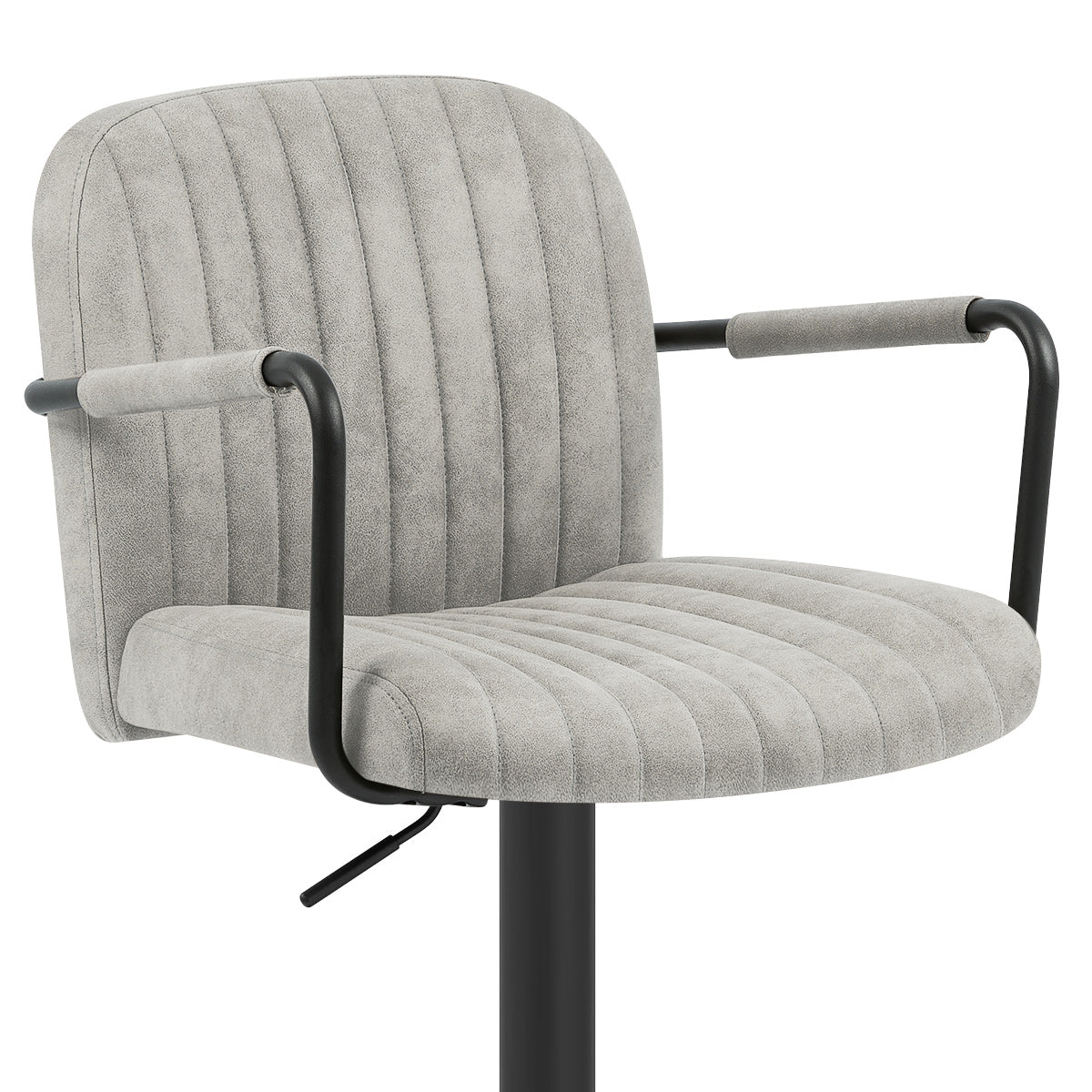 Tabouret de Bar Simili Daim - Daytona Gris Antique
