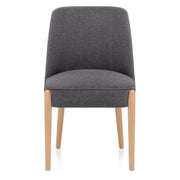 Avon Dining Chair Charcoal Fabric