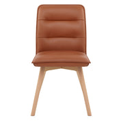 Ciro Real Leather Dining Chair Tan