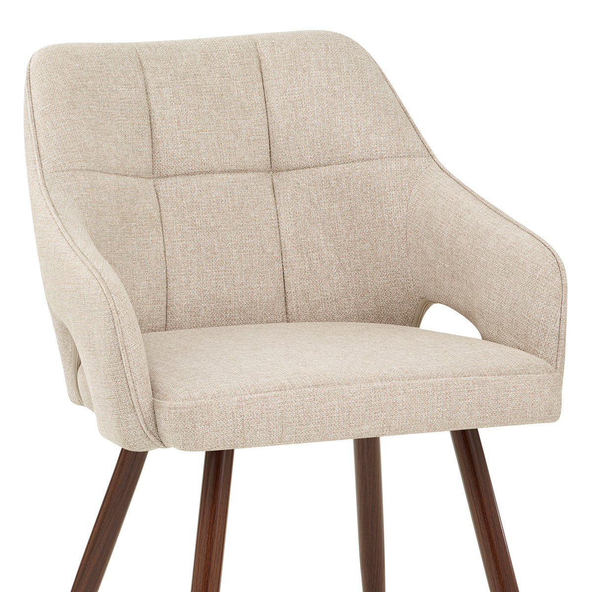 Chaise Tissu - Elio Crème