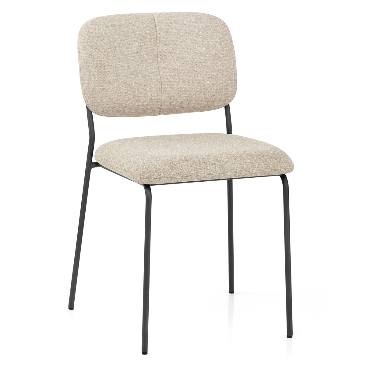 Chaise Tissu Empilable - Lila Crème
