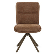 Chaise Tissu - Epsom Marron