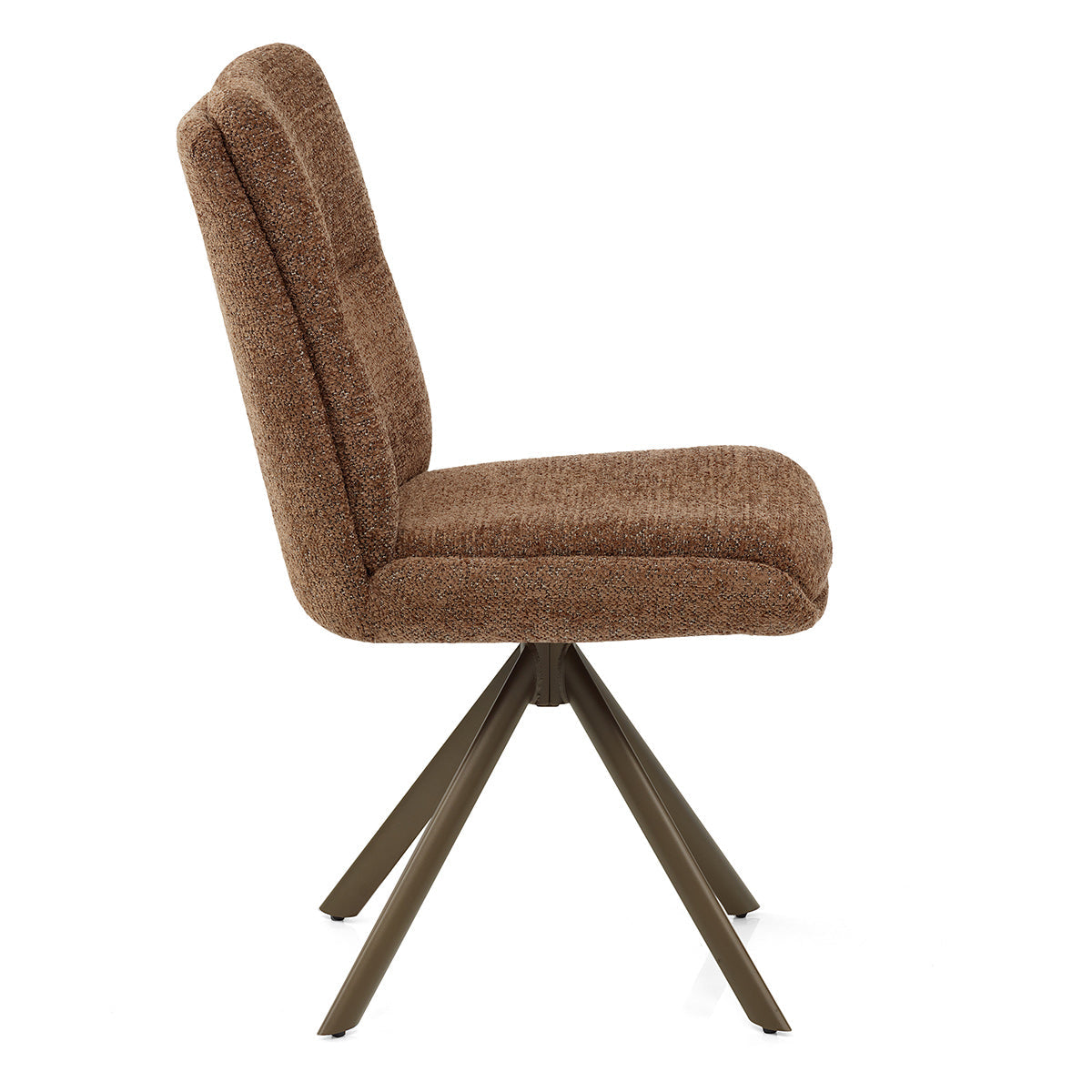 Chaise Tissu - Epsom Marron