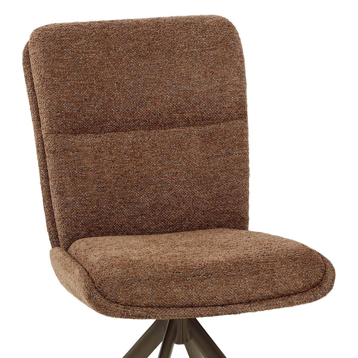 Chaise Tissu - Epsom Marron