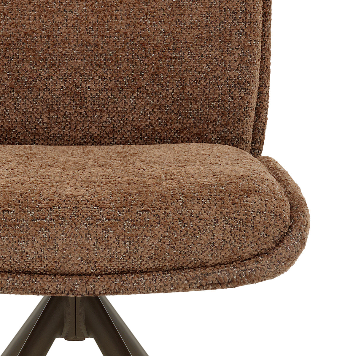 Chaise Tissu - Epsom Marron