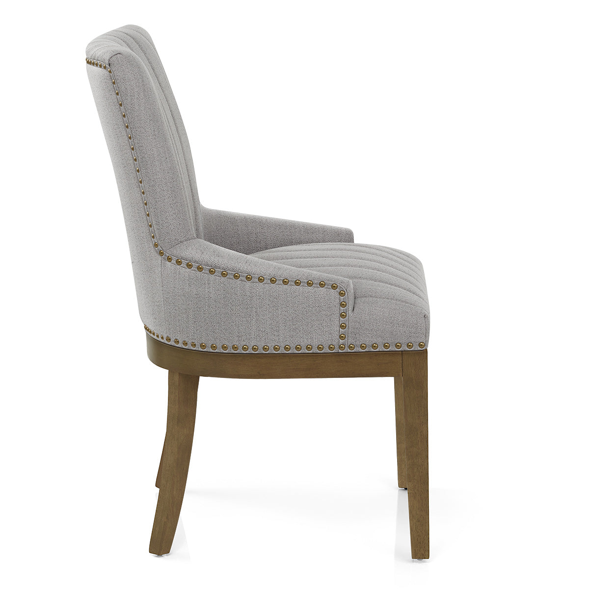 Chaise Bois Tissu - Chiltern Gris