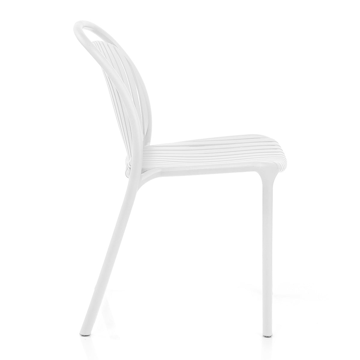 Arlo Stackable Outdoor Chair White