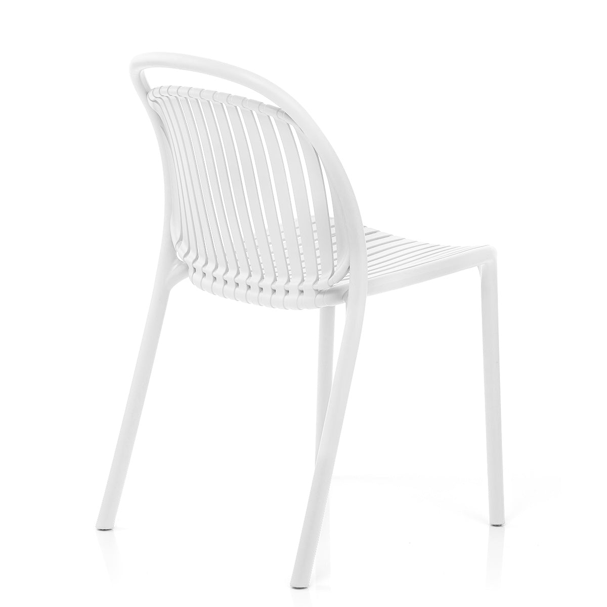 Arlo Stackable Outdoor Chair White