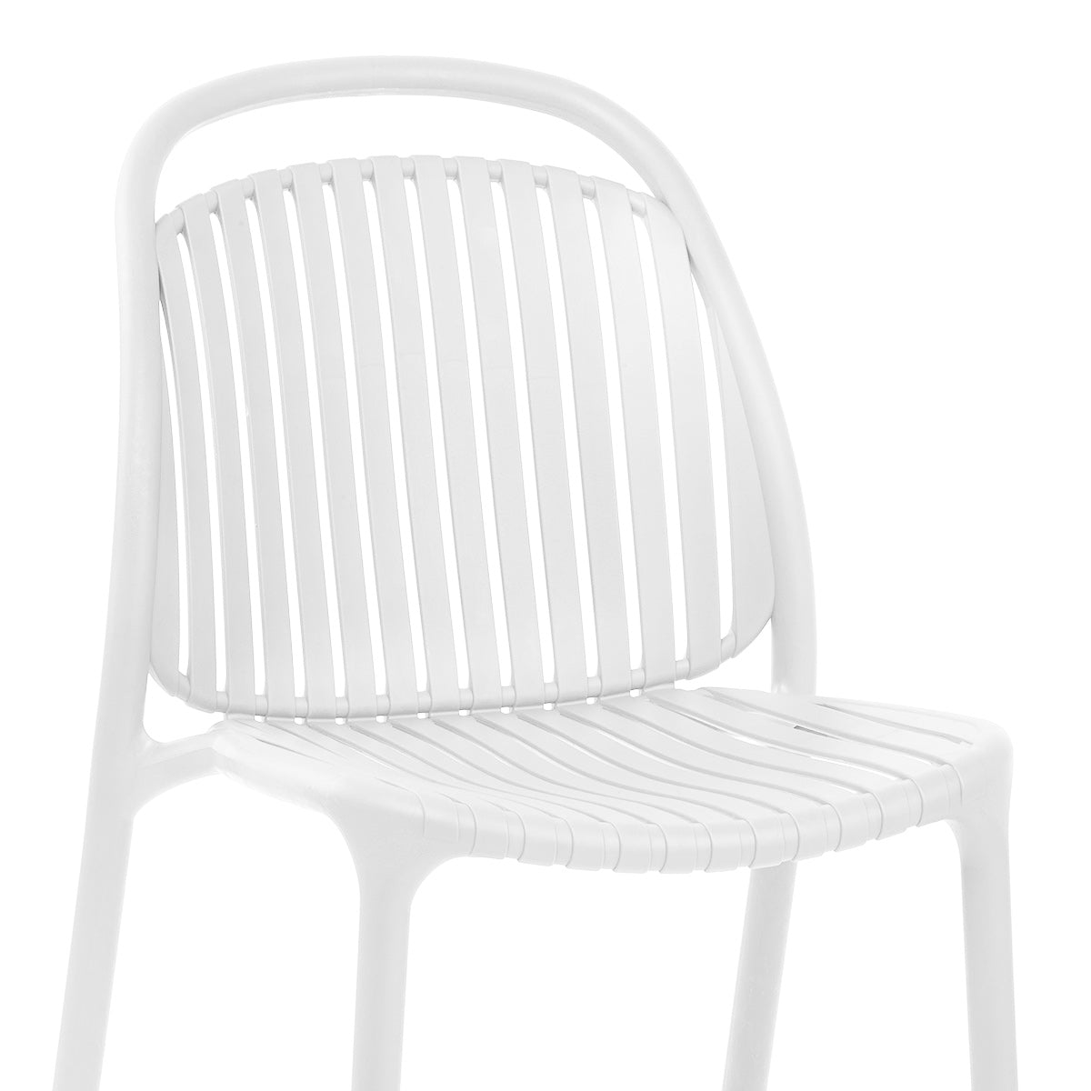 Arlo Stackable Outdoor Chair White