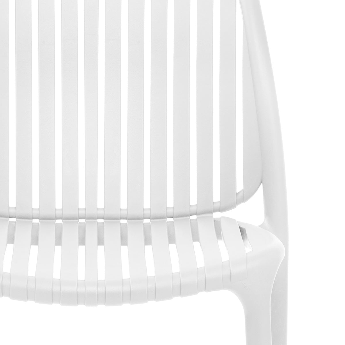 Arlo Stackable Outdoor Chair White