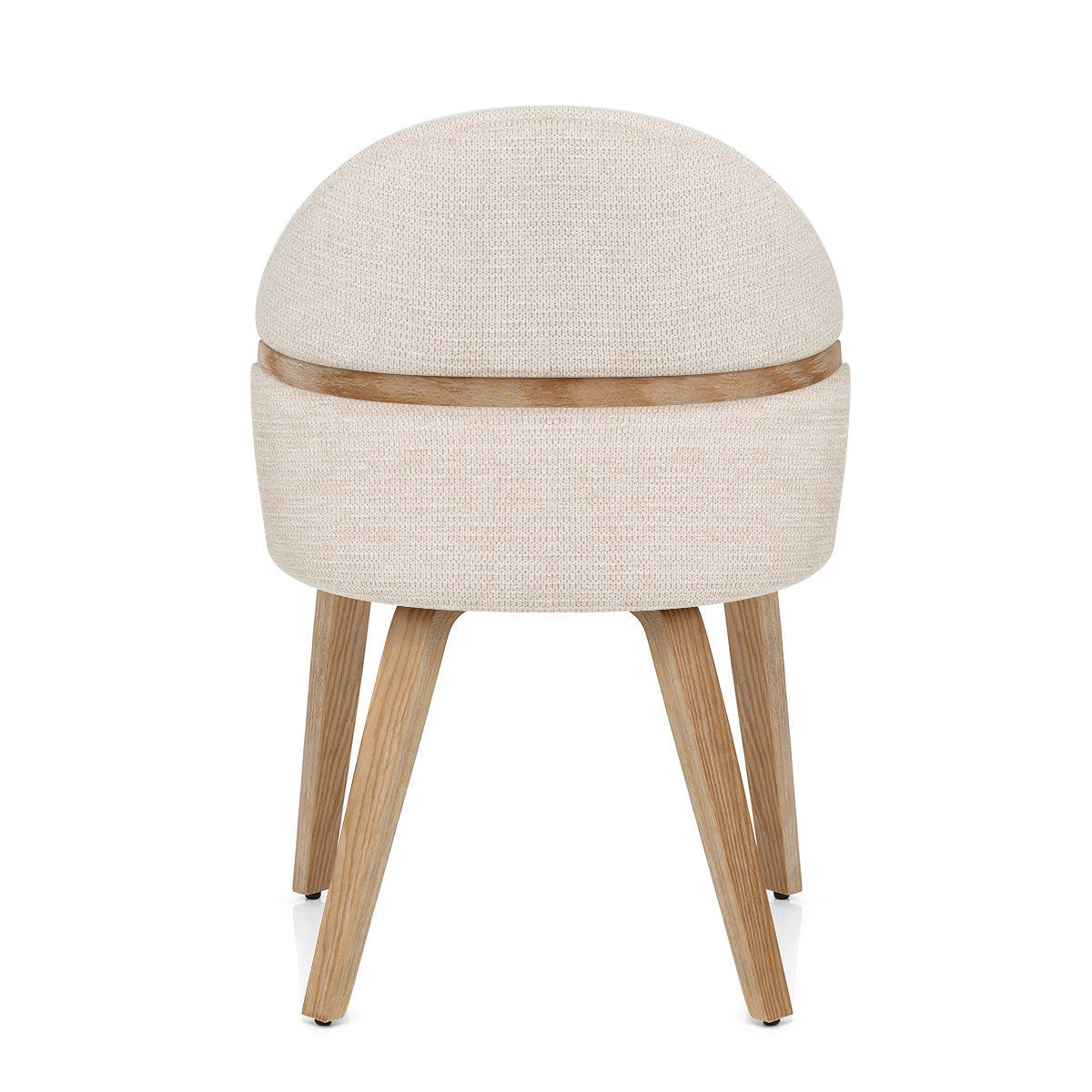 Chaise Bois Tissu - Odessa Crème