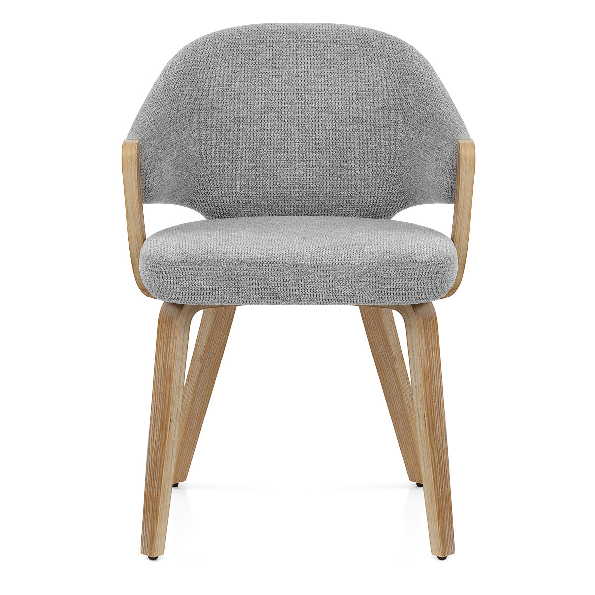 Chaise Bois Tissu - Otto Gris