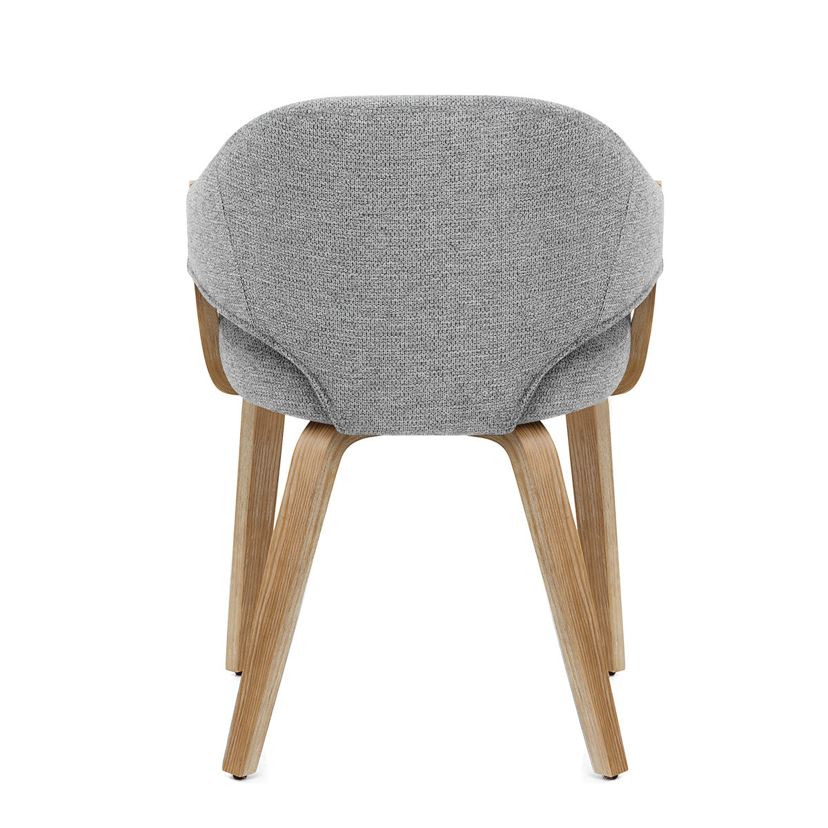 Chaise Bois Tissu - Otto Gris