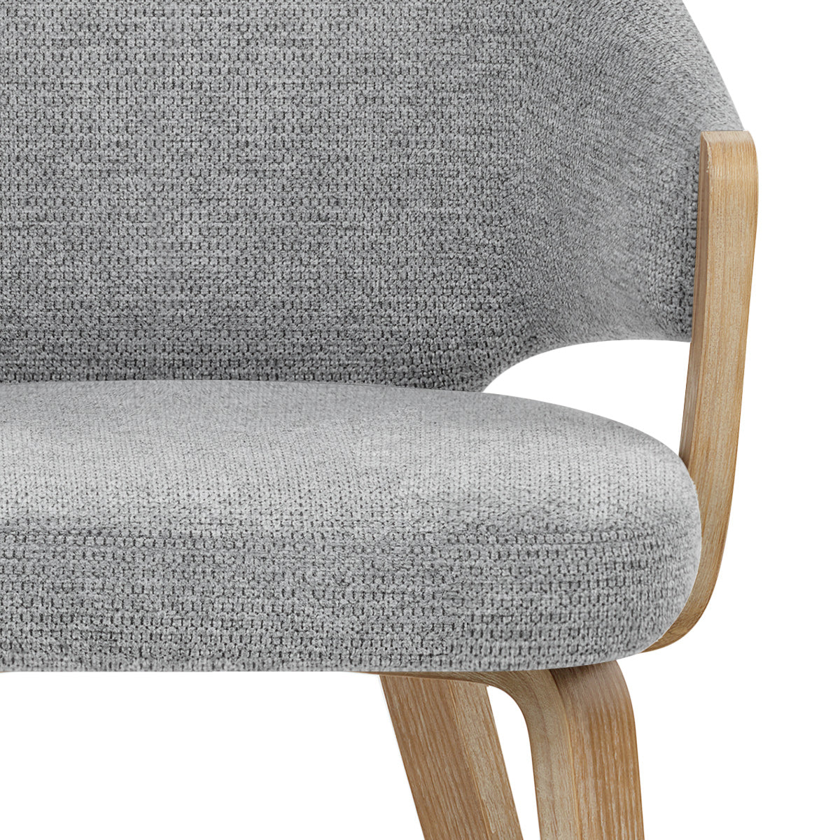 Chaise Bois Tissu - Otto Gris