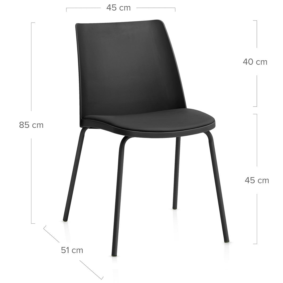 Cosmo Dining Chair Black