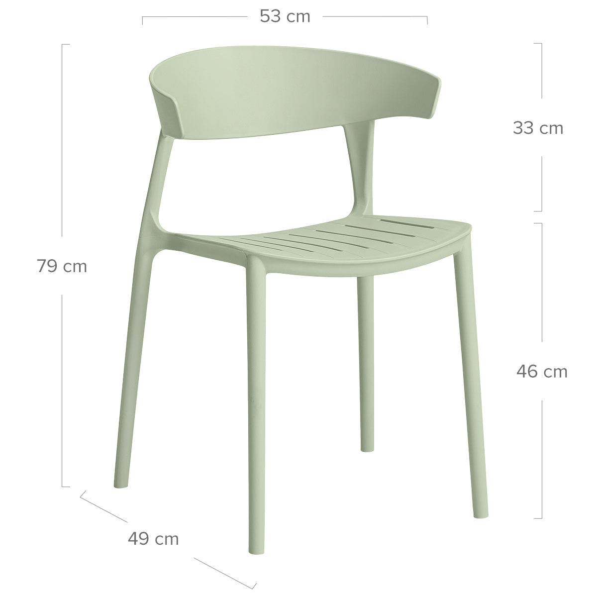 Chaise de Jardin Résine - Sky Vert