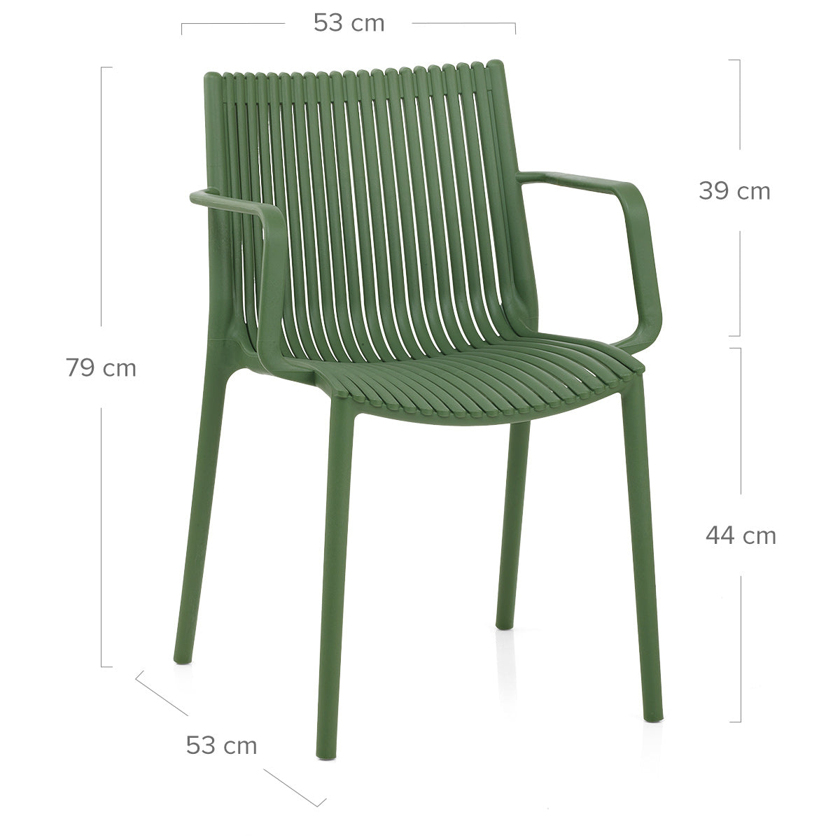 Fauteuil de Jardin Résine - Aura Vert