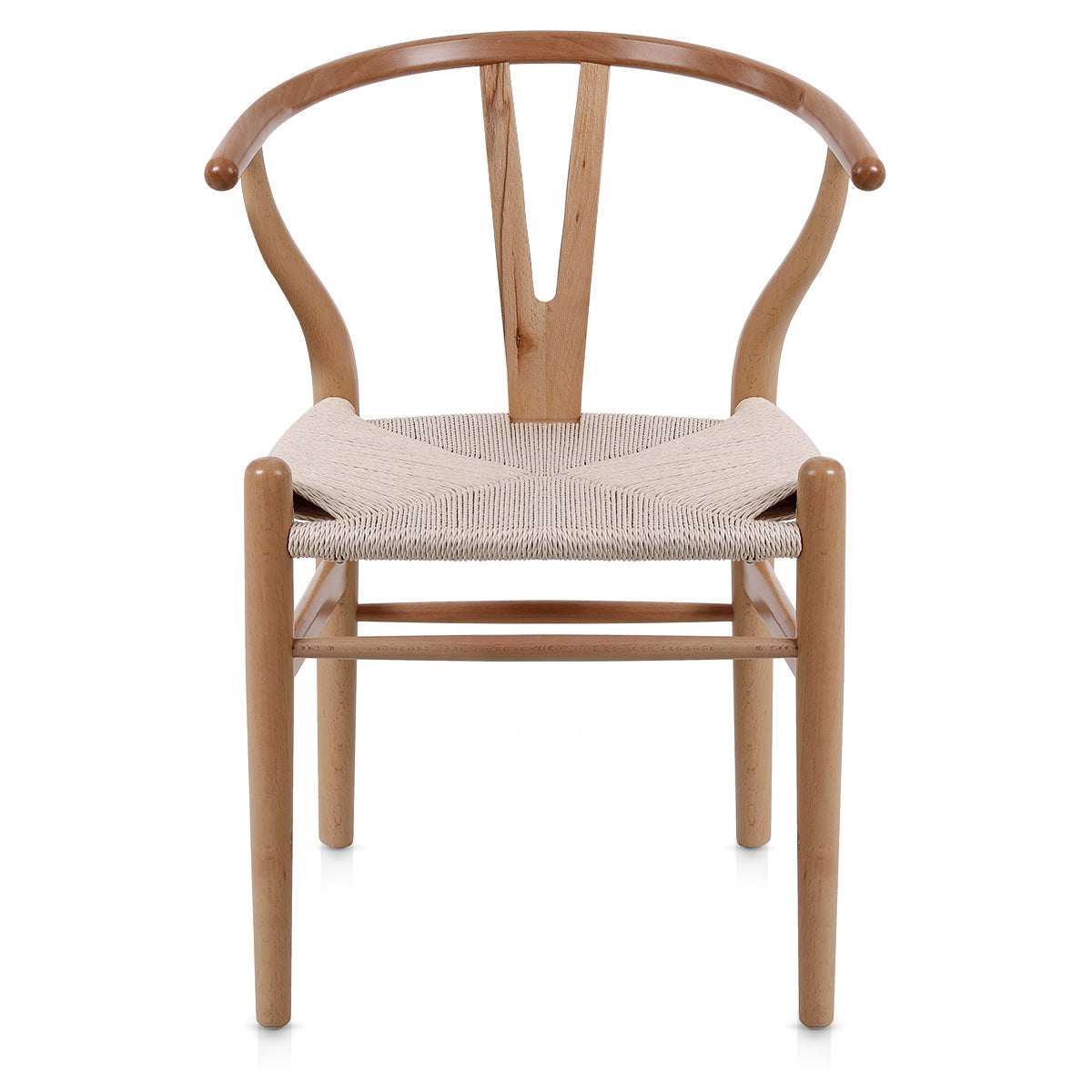 Chaise Bois Corde - Maxime Crème