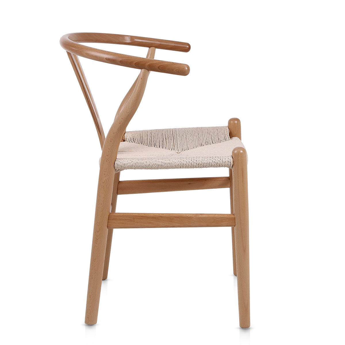Chaise Bois Corde - Maxime Crème