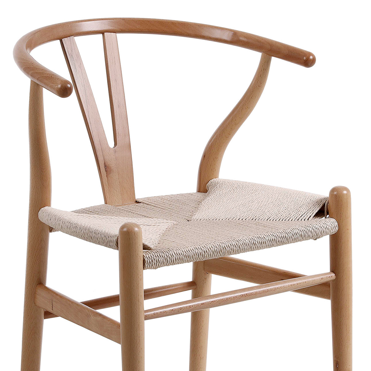 Chaise Bois Corde - Maxime Crème