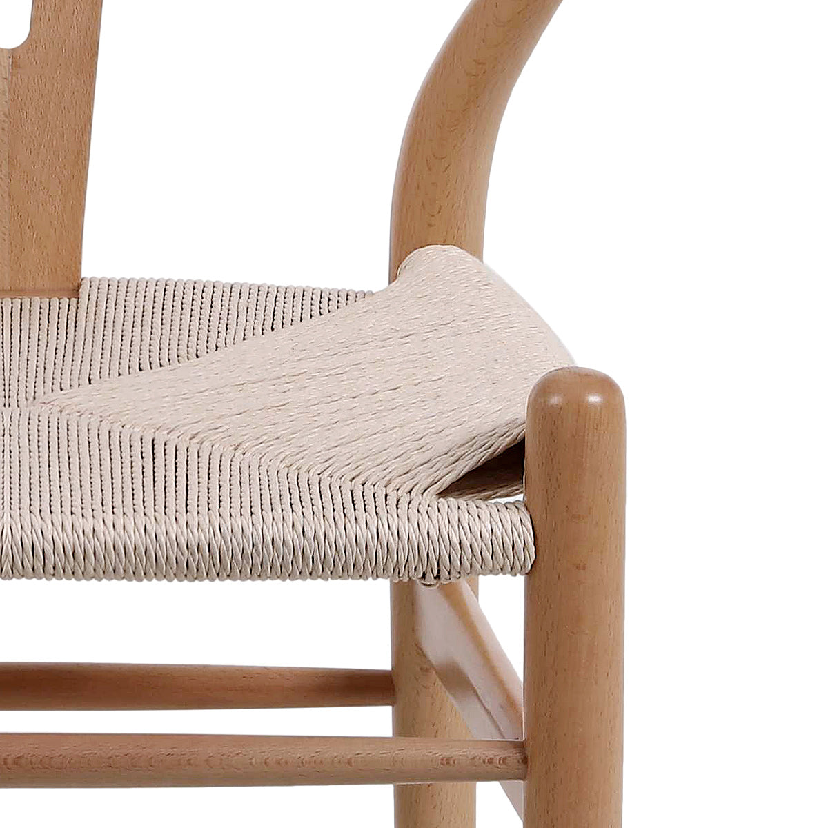 Chaise Bois Corde - Maxime Crème