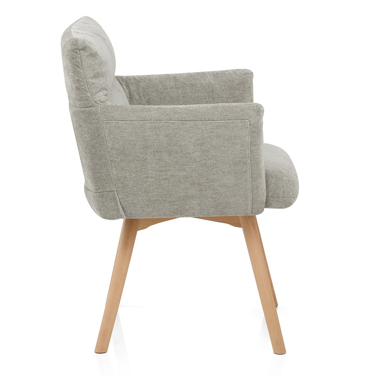 Chaise Tissu - Mica Gris