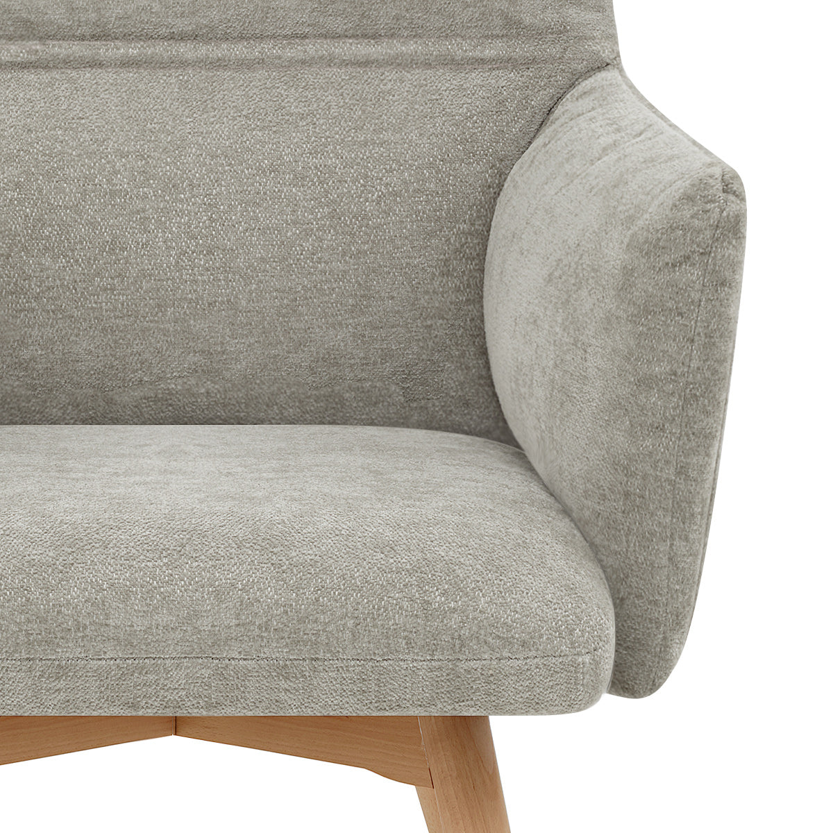 Chaise Tissu - Mica Gris