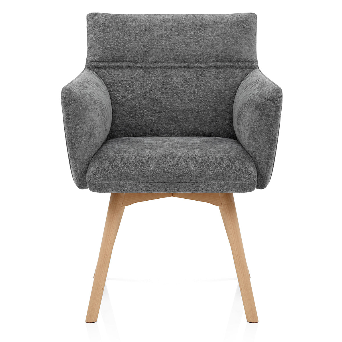 Chaise Tissu - Mica Gris Foncé