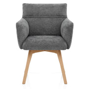 Chaise Tissu - Mica Gris Foncé