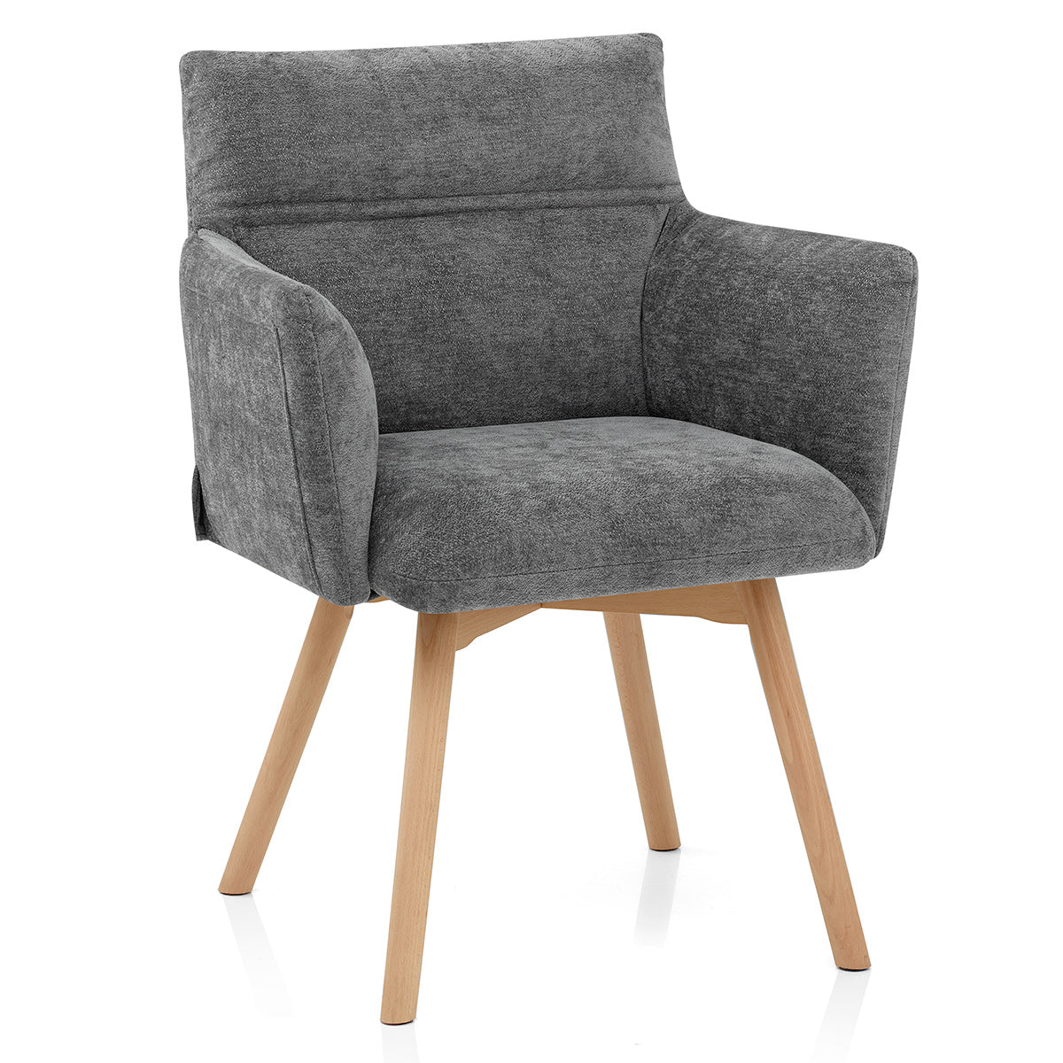 Chaise Tissu - Mica Gris Foncé
