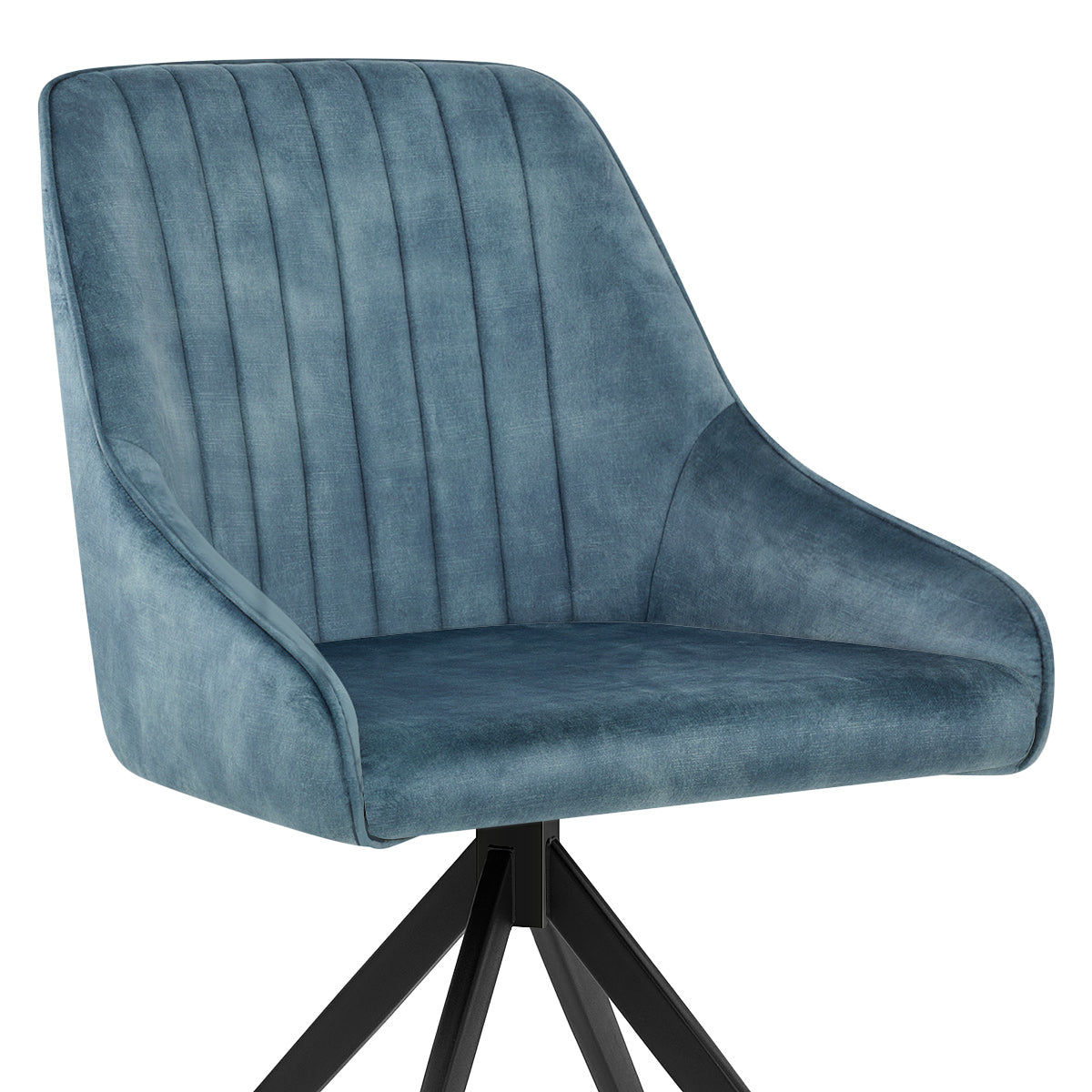 Amelia Chair Blue Velvet