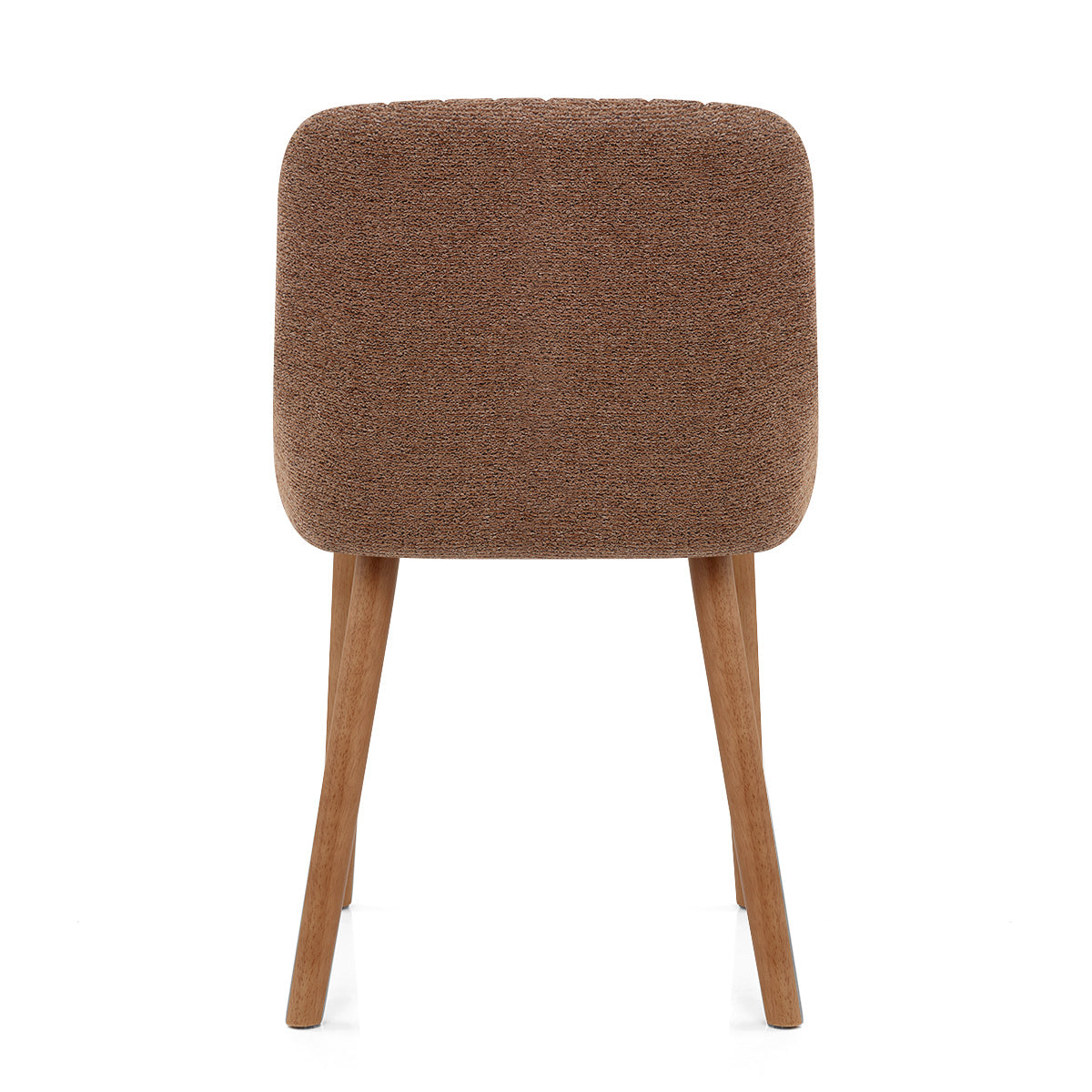 Hatton Oak Dining Chair Brown Fabric