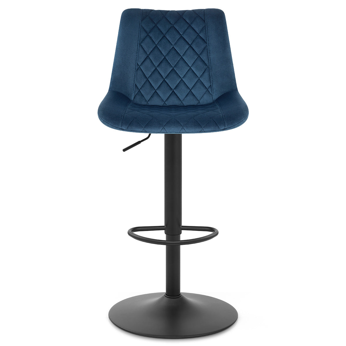 Chaise de Bar Velours - Faro Bleu