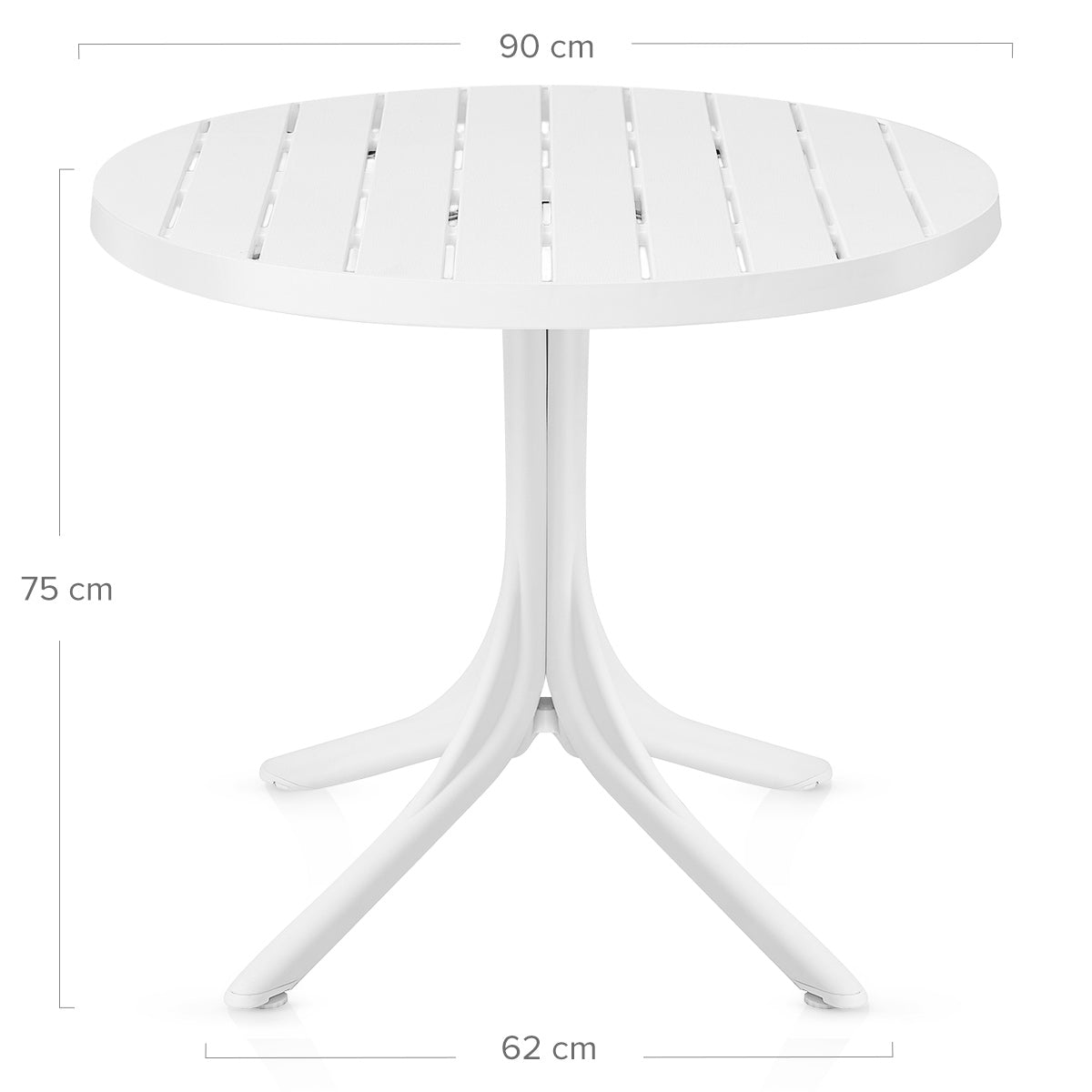 Mono Outdoor Dining Table White