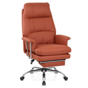 Chaise de Bureau Cuir Eco - Colmar Cognac