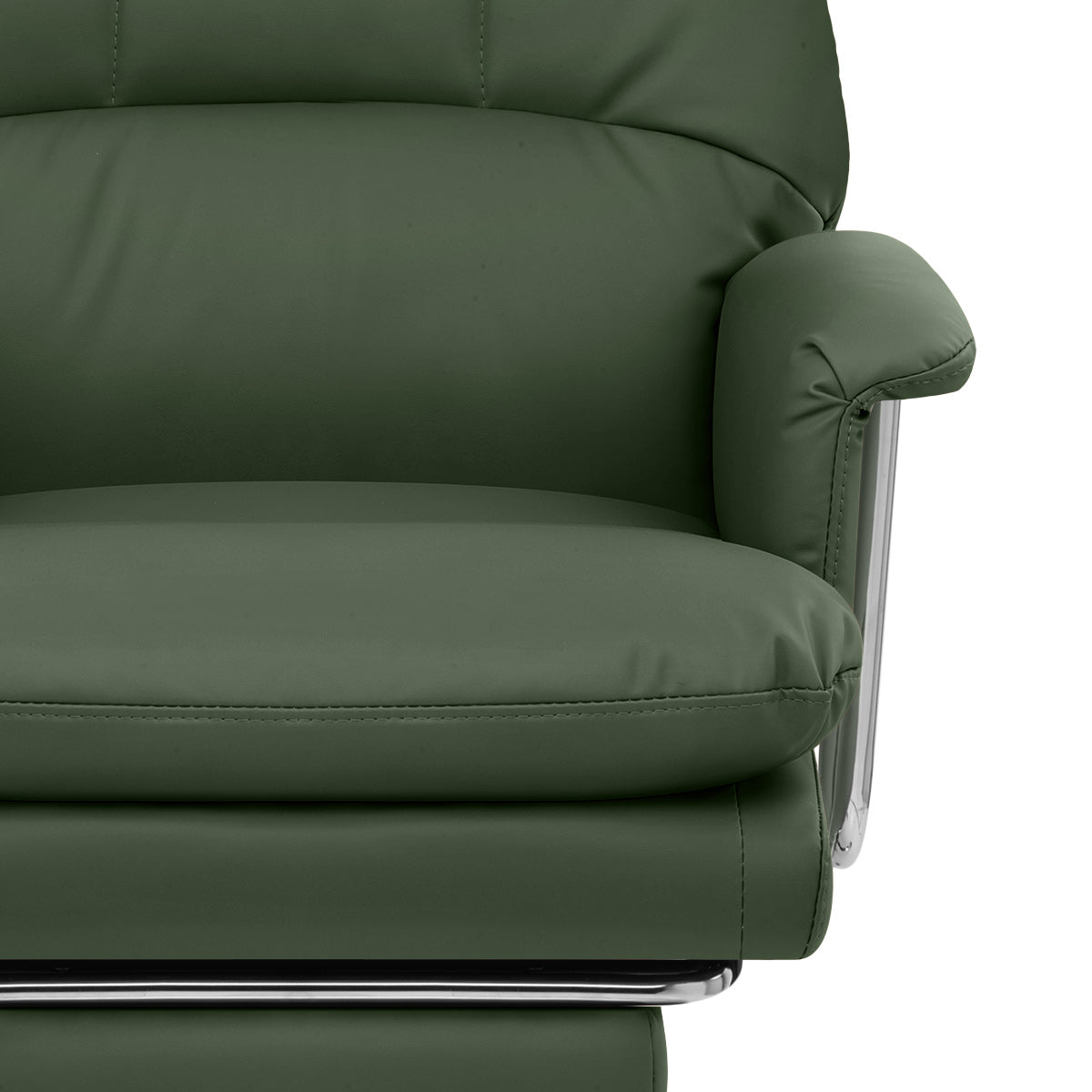 Chaise de Bureau Cuir Eco - Colmar Vert