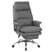 Chaise de Bureau Cuir Eco - Colmar Gris